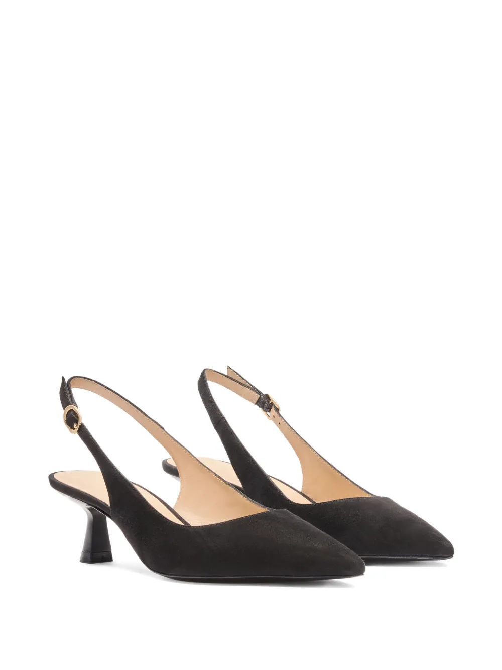Stuart Weitzman 50mm Stuart Sculpt pointed-toe pumps Black