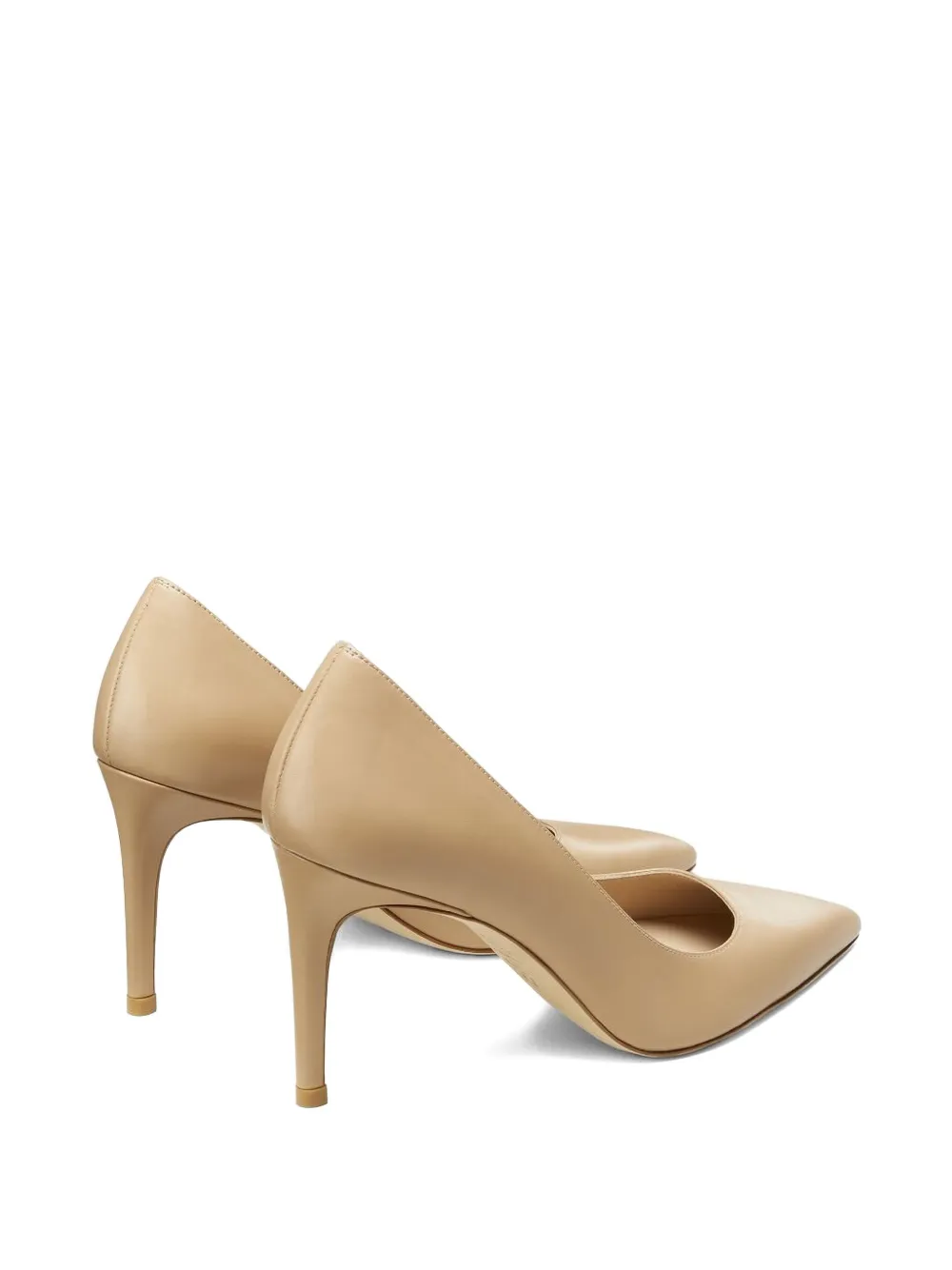 Stuart Weitzman pointed-toe stiletto pumps Beige