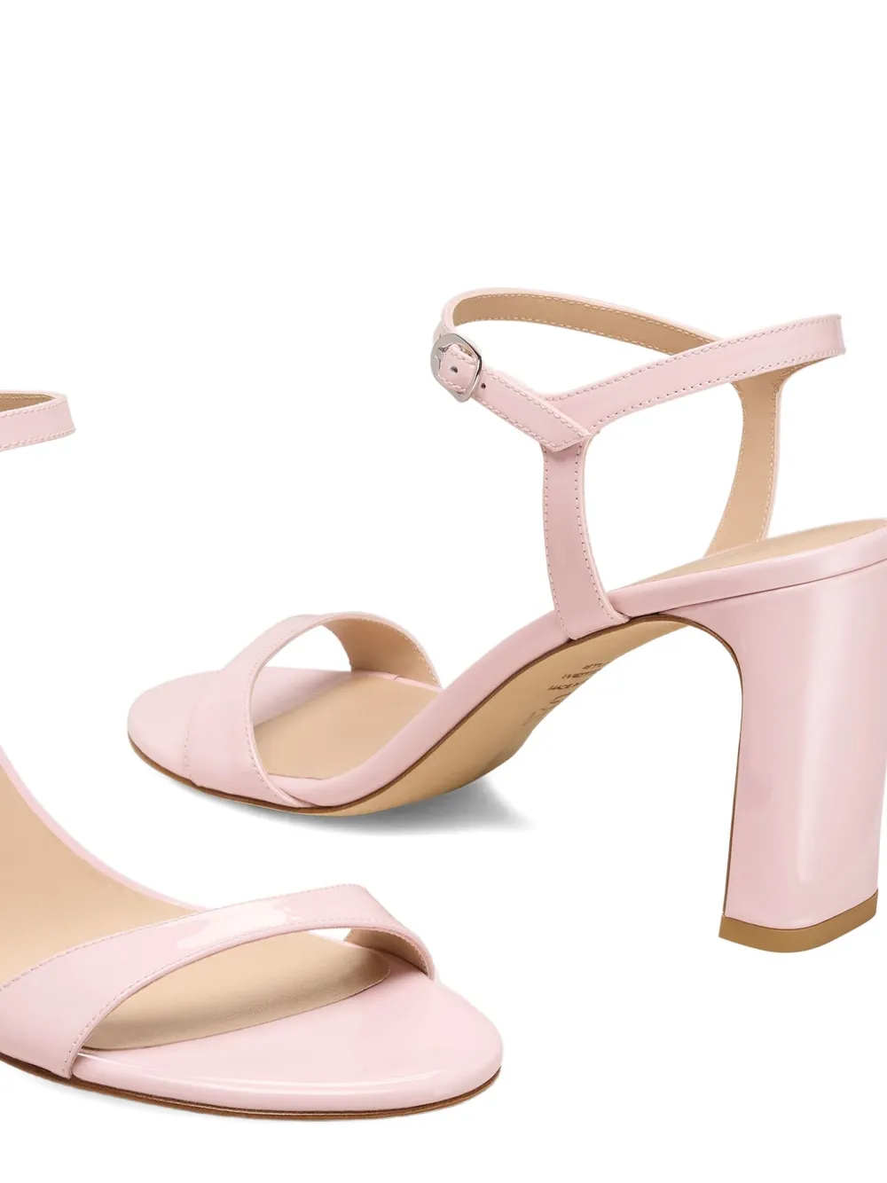Stuart Weitzman ankle-strap block-heel sandals Pink