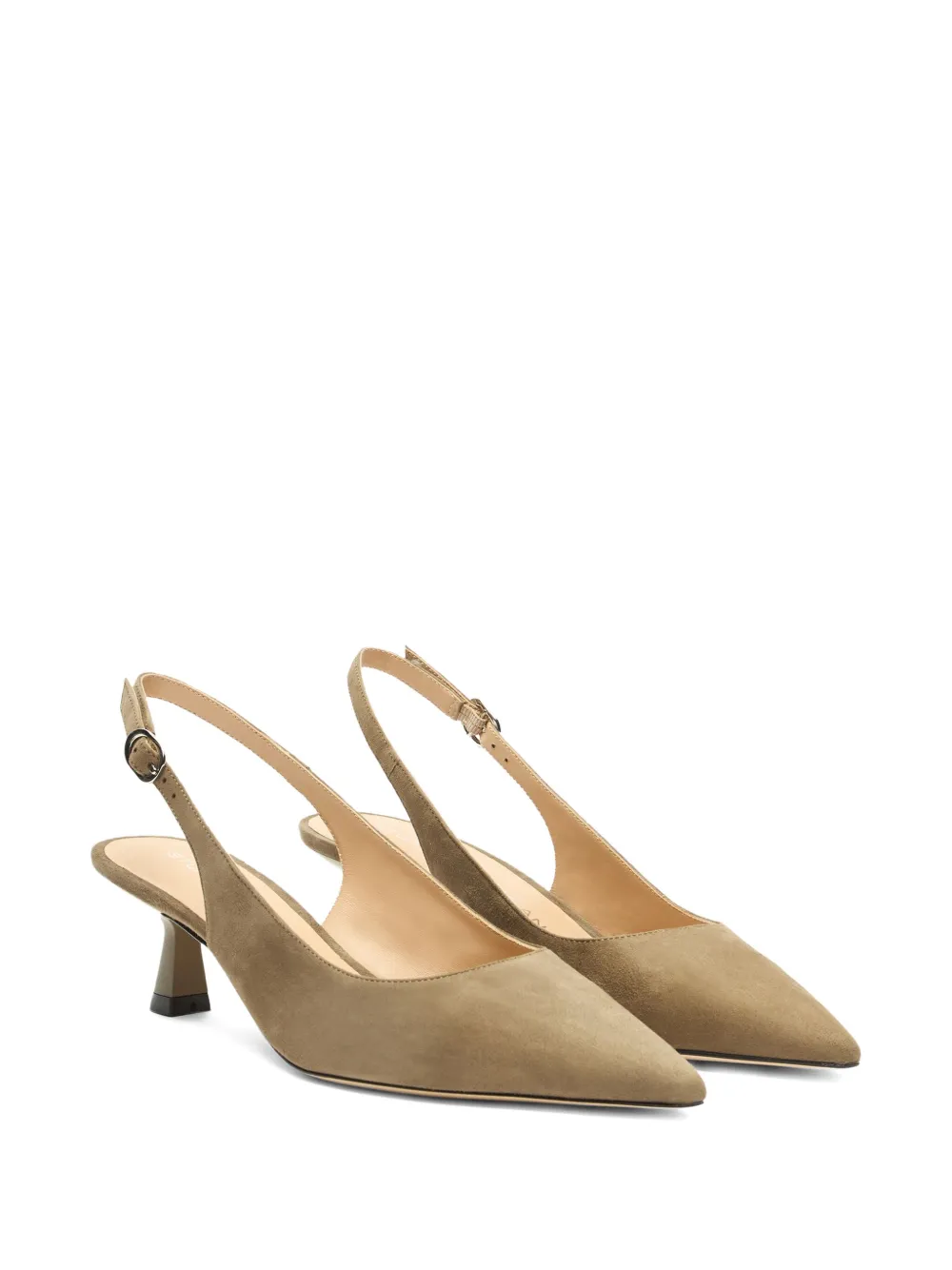 Stuart Weitzman 50mm Stuart Sculpt slingback pumps Neutrals