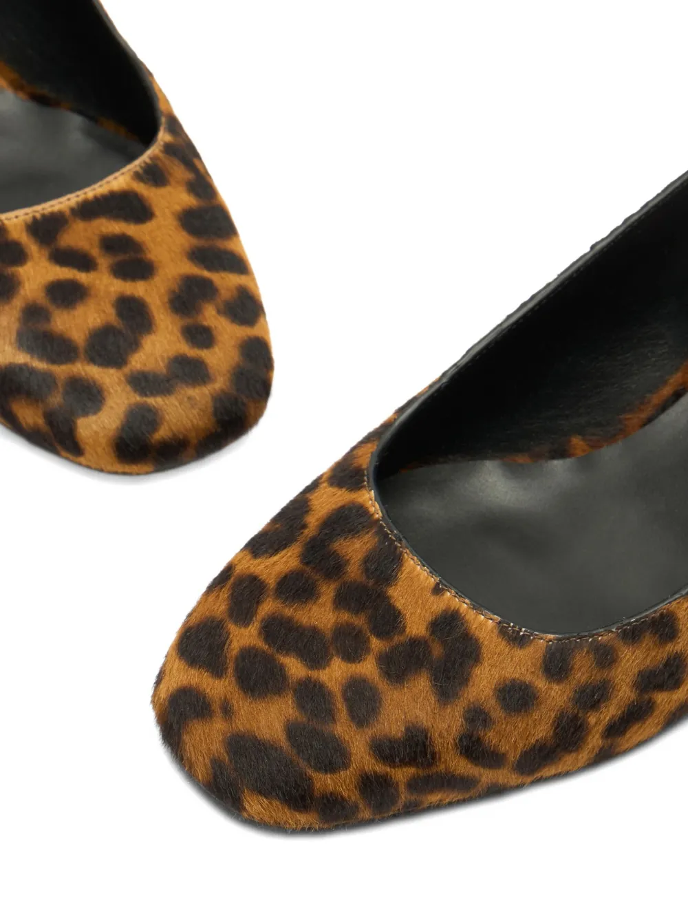 Stuart Weitzman 35mm Maeve slingback leopard pumps Brown