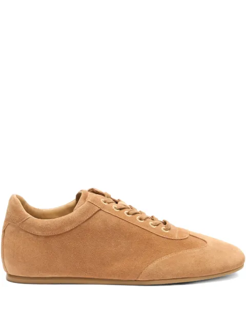 Stuart Weitzman Cruz lace-up suede sneakers 