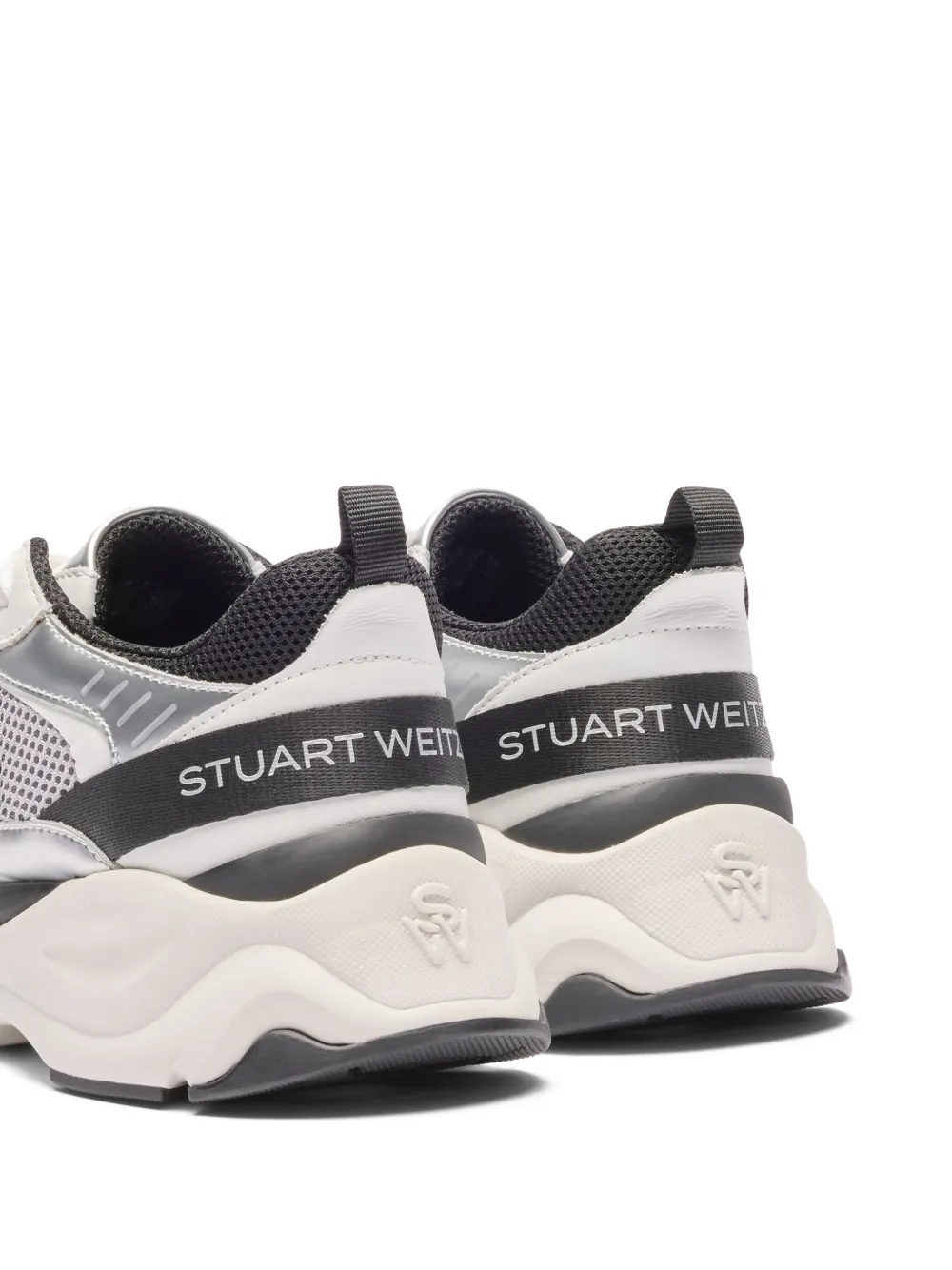 Stuart Weitzman SW logo-detail sneakers White