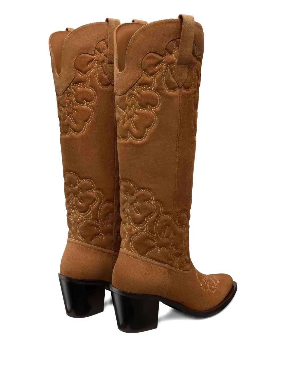 Stuart Weitzman 70mm Felix suede boots Brown