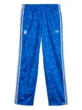 adidas x BAPE camouflage-print side-stripe track pants - Blue