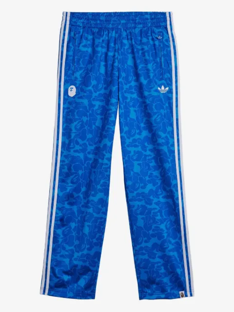 adidas x BAPE camouflage-print side-stripe track pants