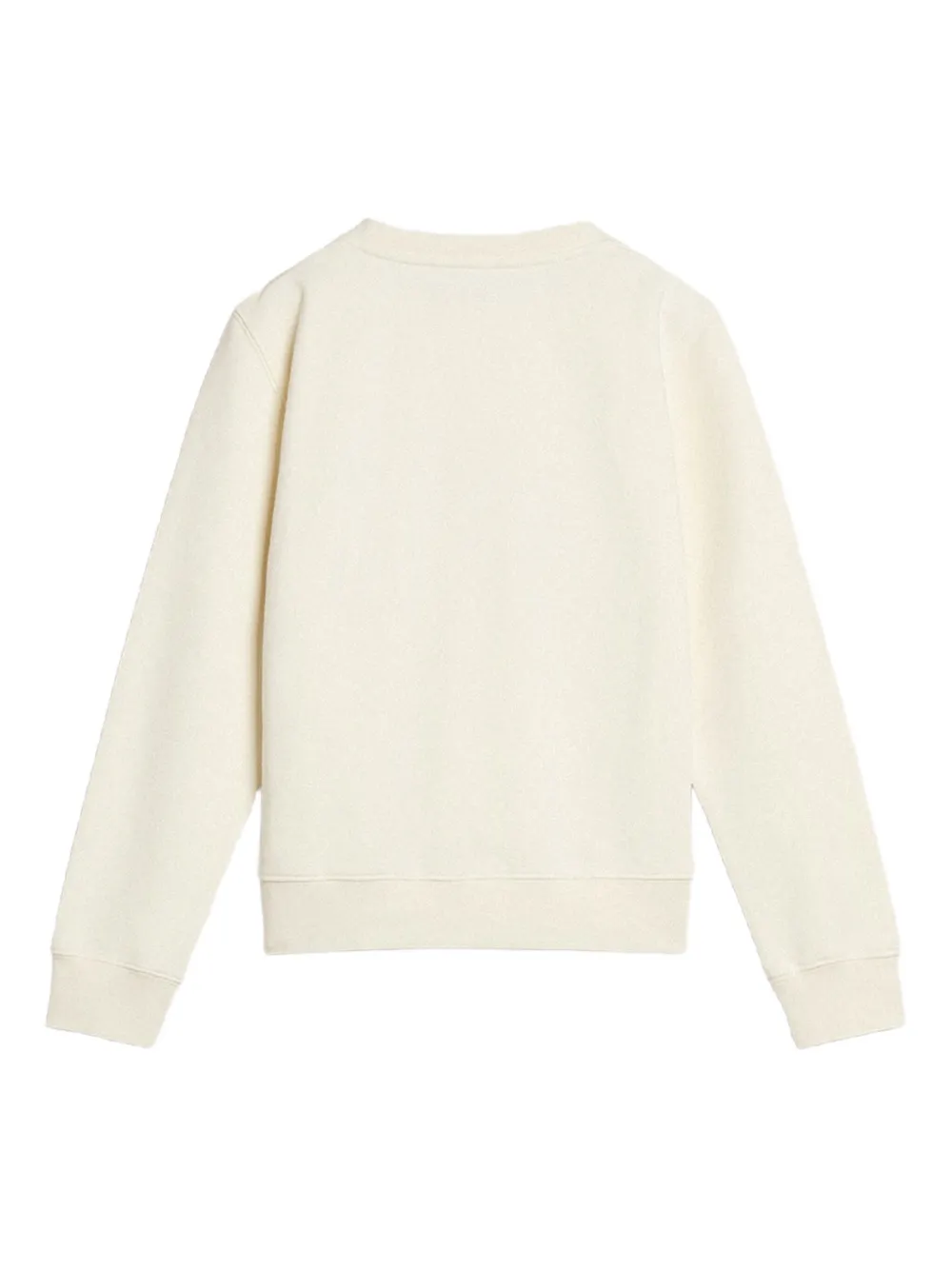 Golden Goose Kids floral logo-patch sweatshirt Wit