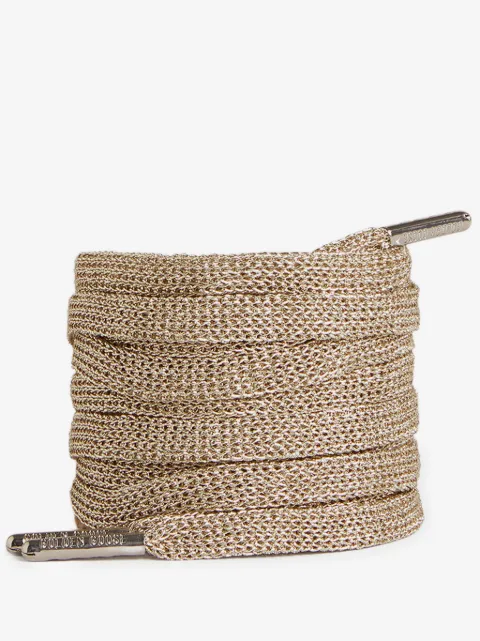 Golden Goose gold-coloured lurex laces