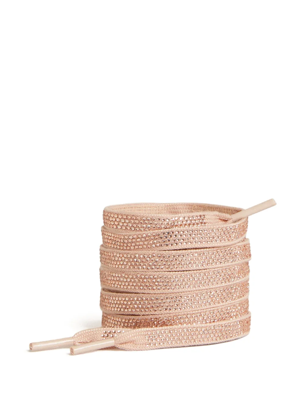 Golden Goose rhinestone-embellished cotton shoe laces Pink