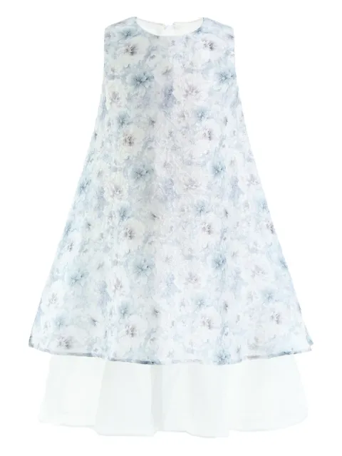 Tulleen floral layered dress