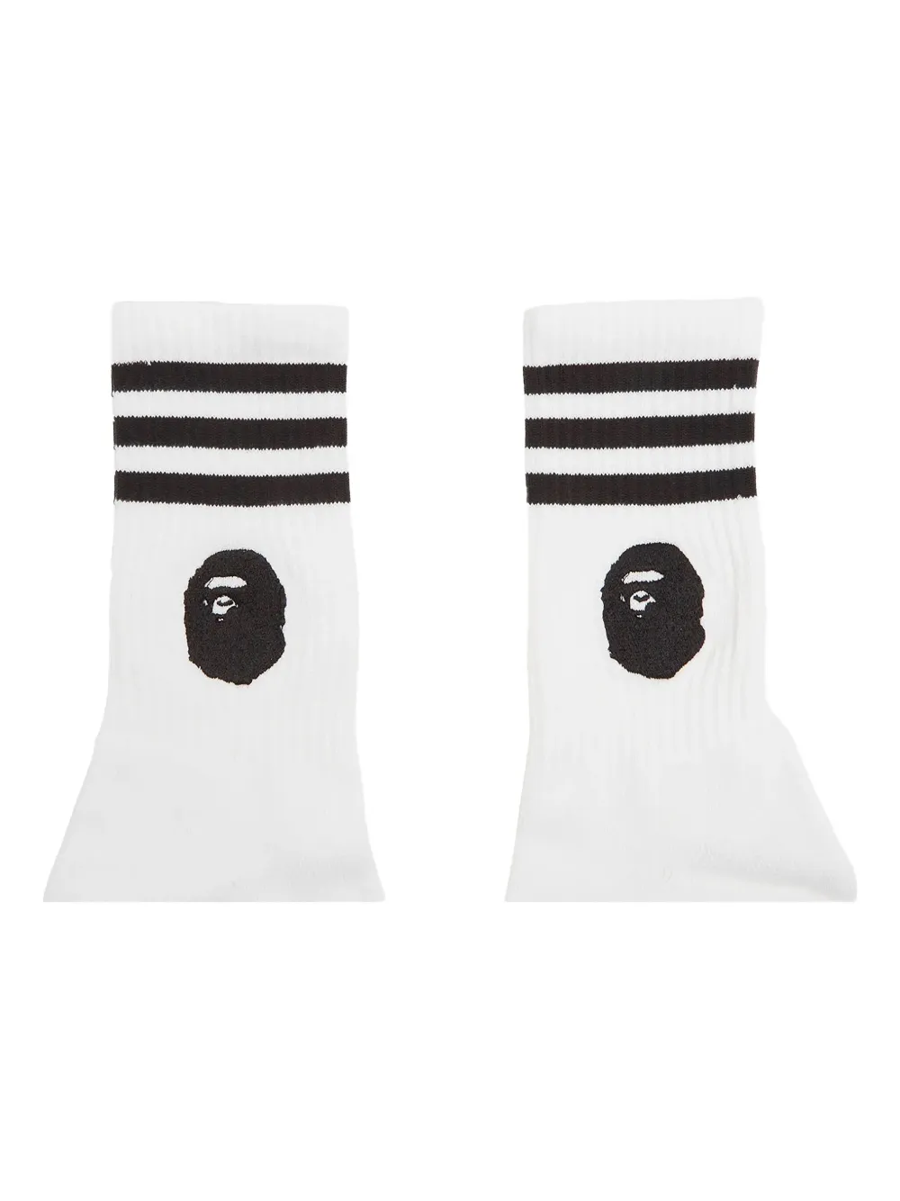 adidas x Bape logo-print socks Wit