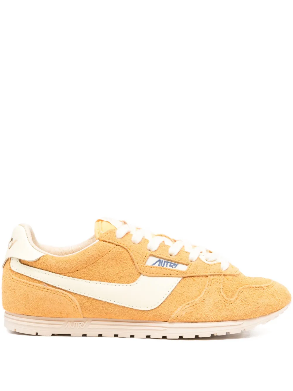 Autry Windspin suede sneakers Yellow