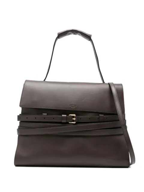 Moschino Bolsa tote Tie Me de couro