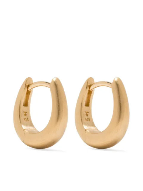 Tom Wood satin huggie earrings