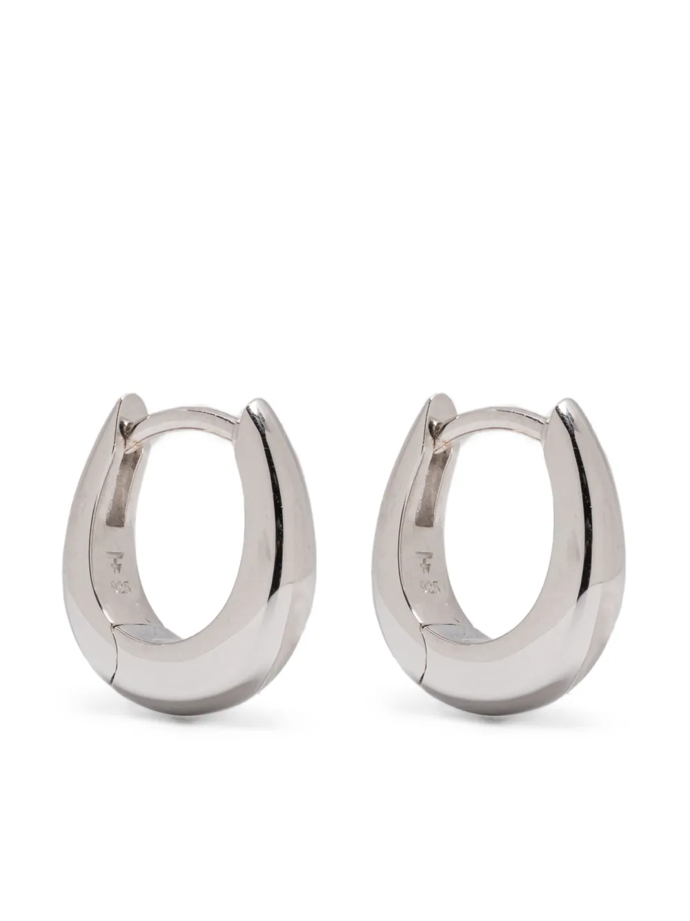 Tom Wood sterling silver huggie earrings - シルバートーン Tom Wood sterling silver huggie earrings - シルバートーン