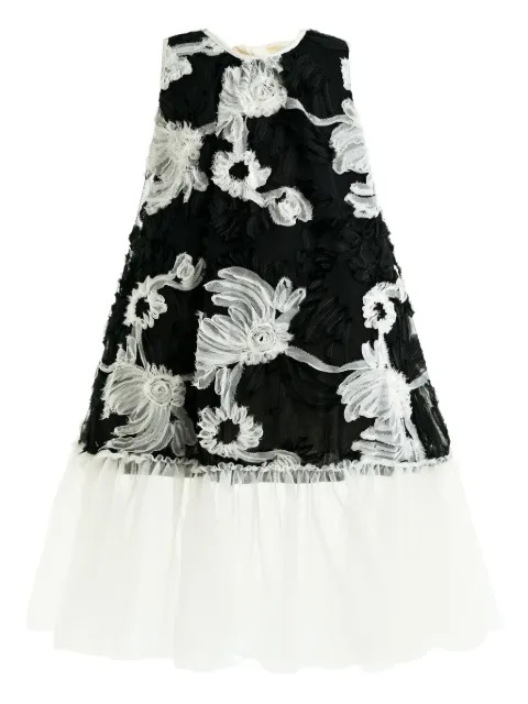 Tulleen floral tulle dress