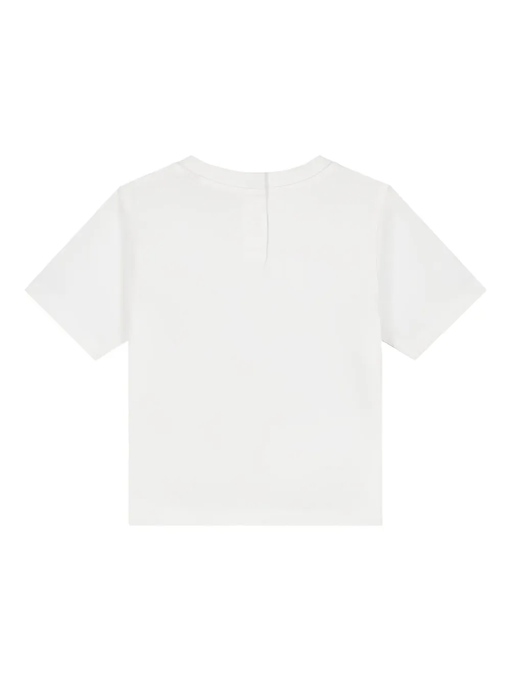 Burberry Kids T-shirt met geruit vlak Wit