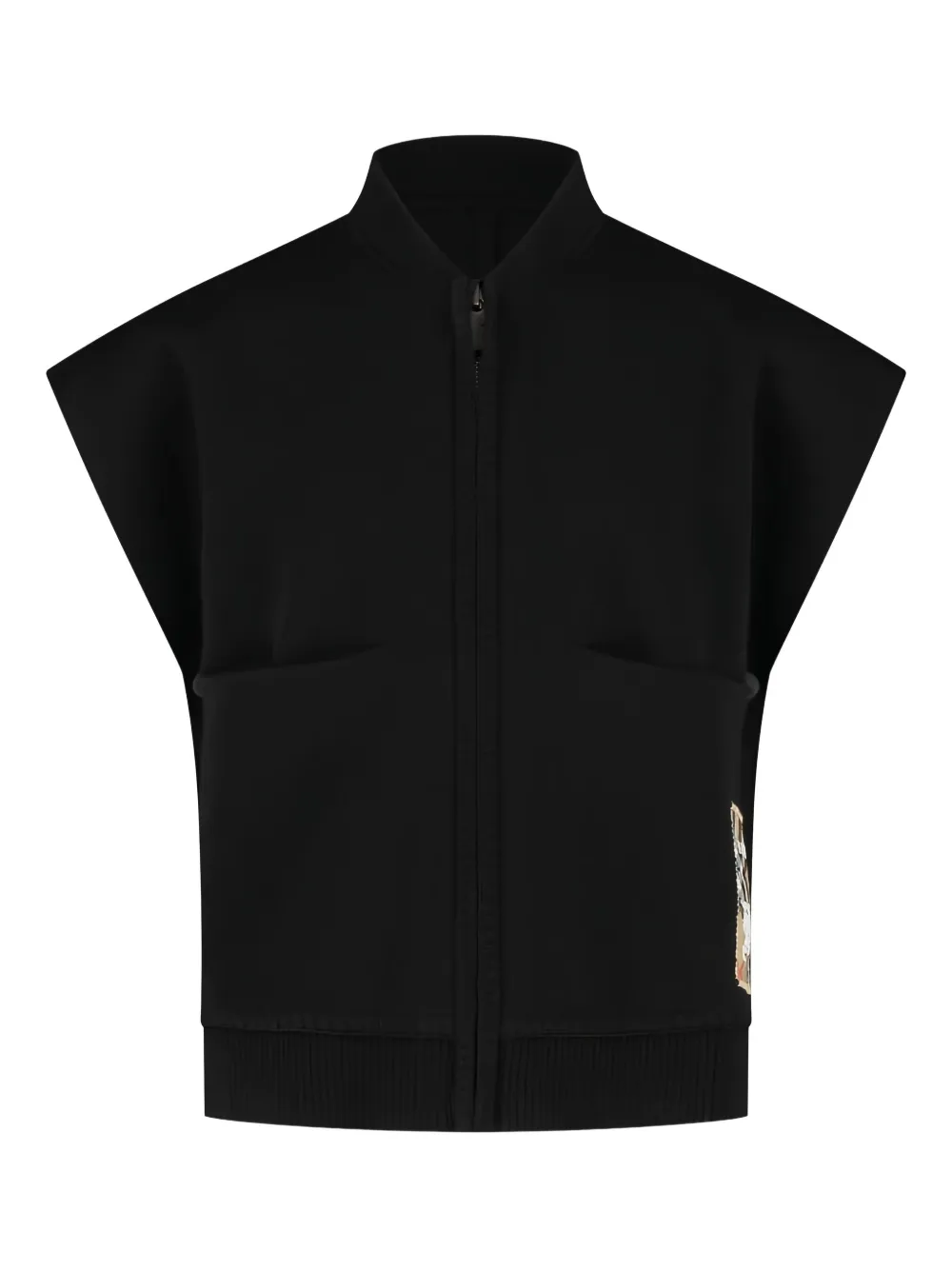 Burberry Kids Weste mit aufgesetzten Taschen - Schwarz