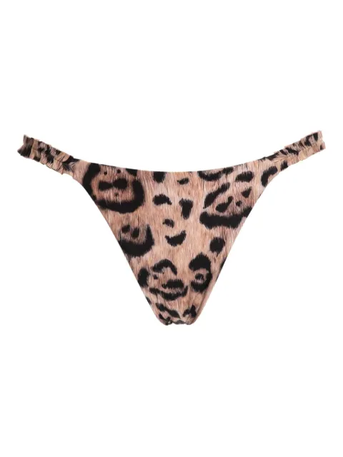 Agua By Agua Bendita leopard-print bikini bottoms