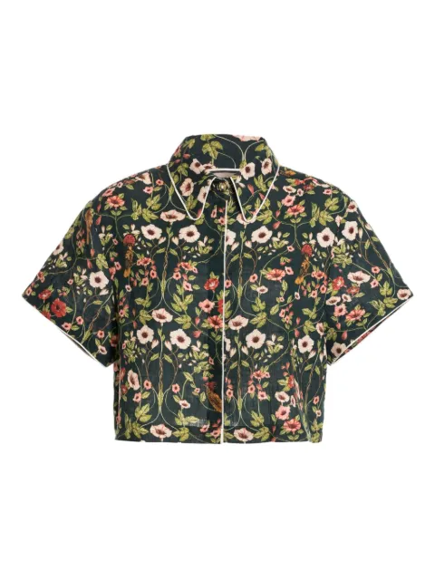 Agua By Agua Bendita floral-print shirt