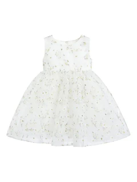 Tulleen floral-patterned bow dress