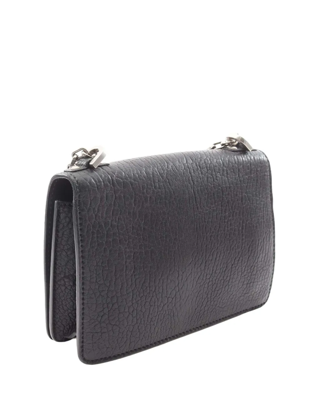 Pre-owned Dior 2018 Canyon Grained Lambskin Mosaic J A Chain Flap Crossbody Bag