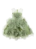Tulleen Blooming Flowers dress - GREEN