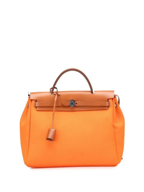 Hermès Pre-Owned 2023 Toile Herbag Zip 31 satchel
