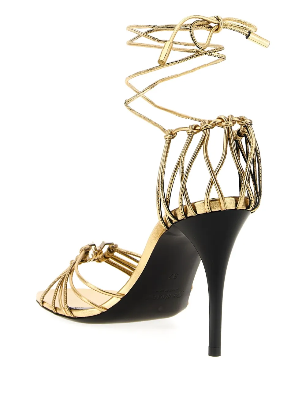Saint Laurent 90mm Babylone sandals Goud