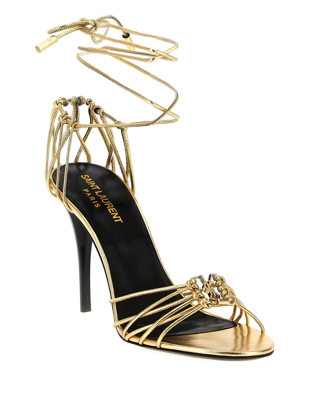 Saint Laurent 90mm Babylone sandals Goud