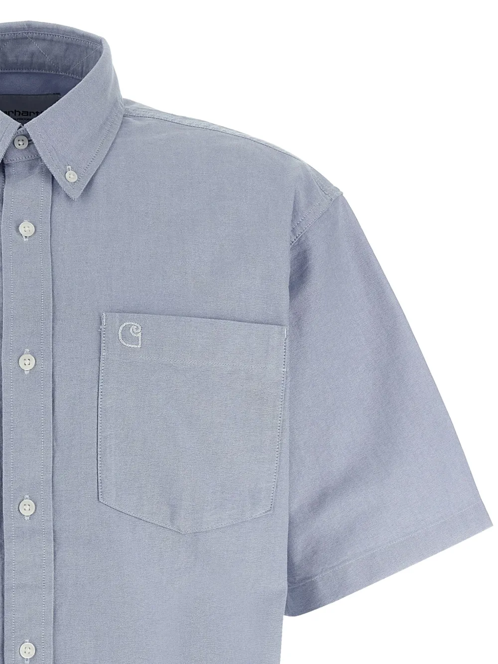 Carhartt WIP Overhemd met geborduurd logo Blauw