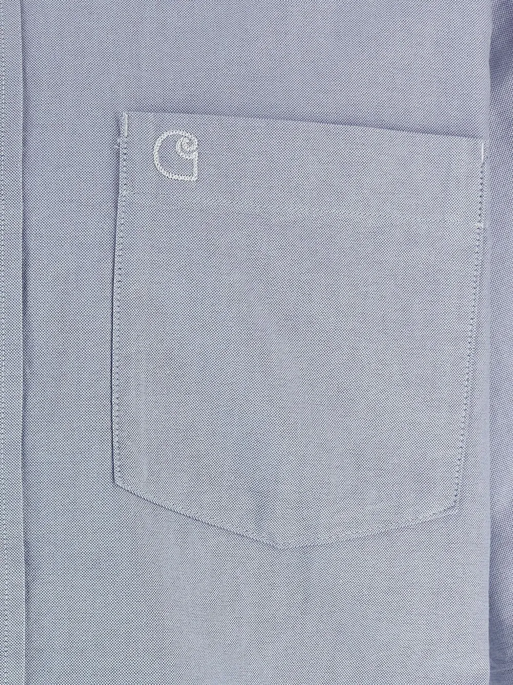 Carhartt WIP Overhemd met geborduurd logo Blauw