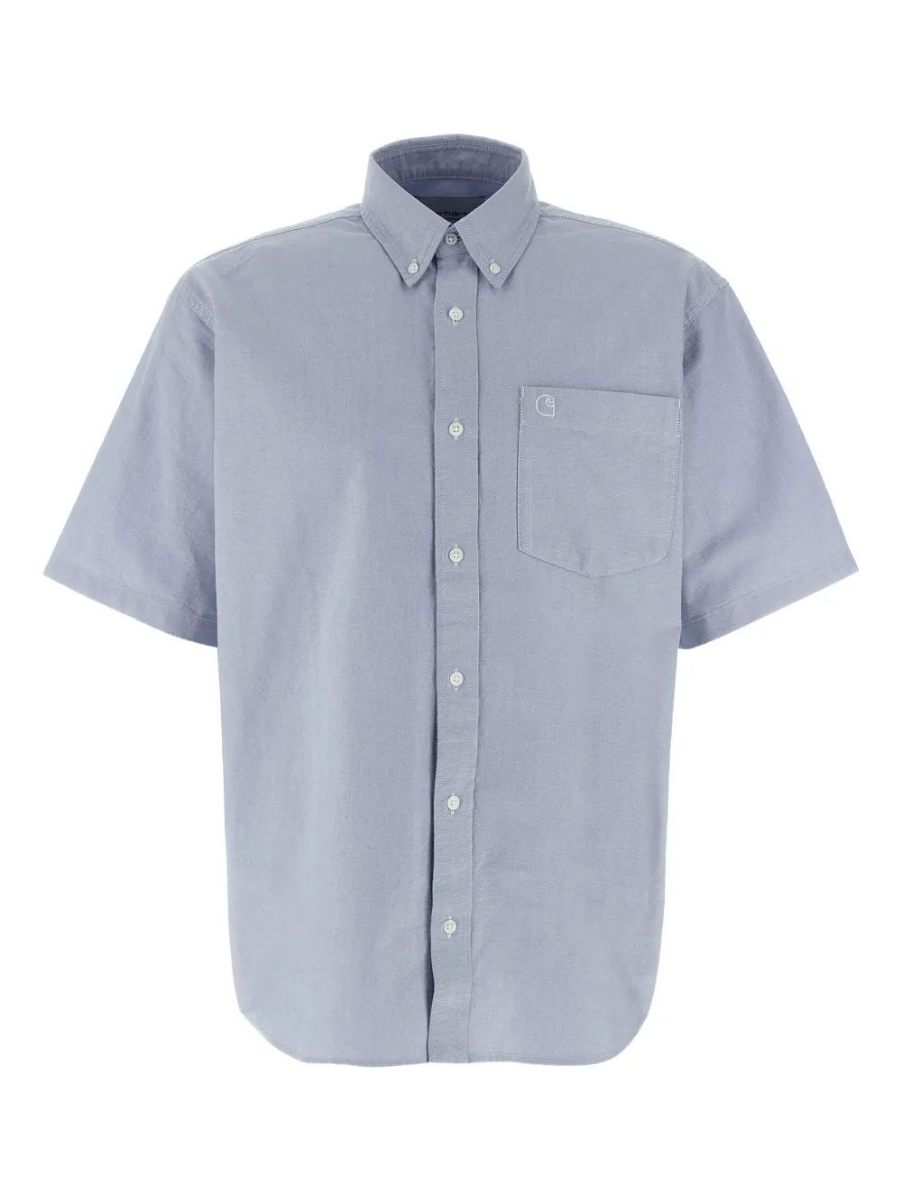 Carhartt WIP Camicia Oxford con logo ricamato - Blu