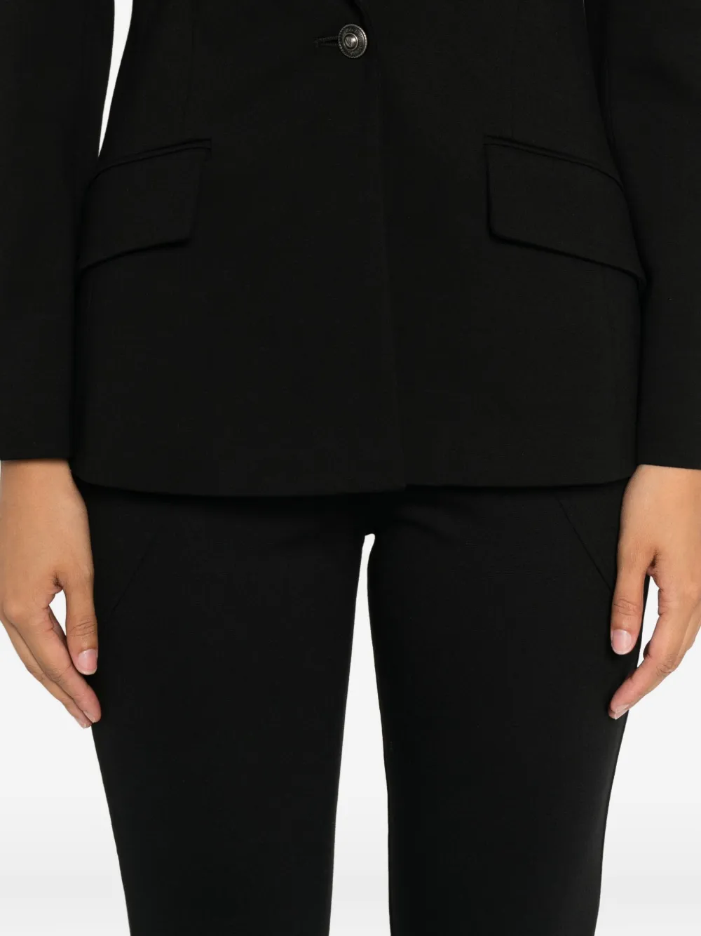 Versace Jeans Couture Pocket-detail Flared Trousers In Black