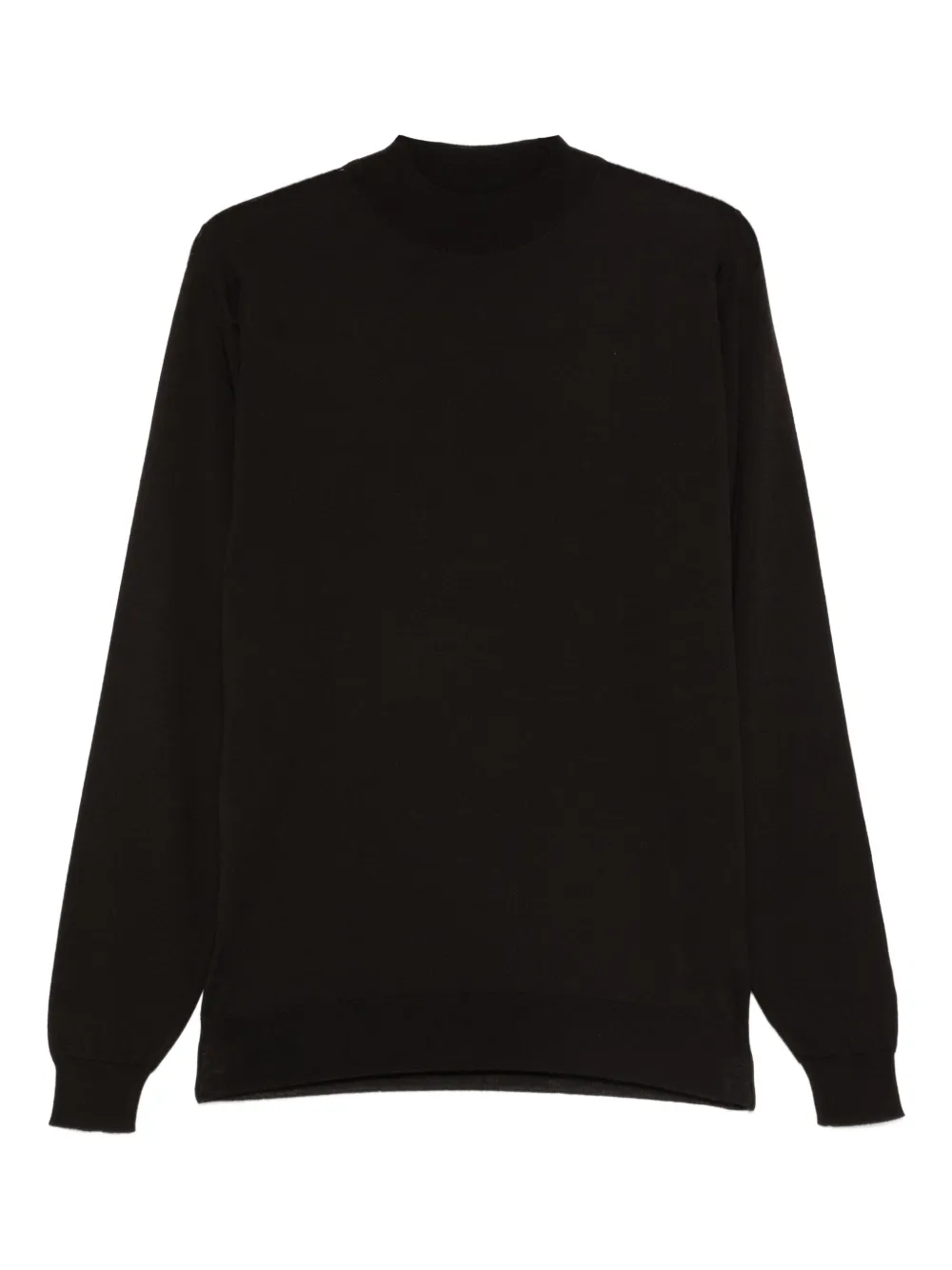 John Smedley mock-neck sweater | Brown | Image 1