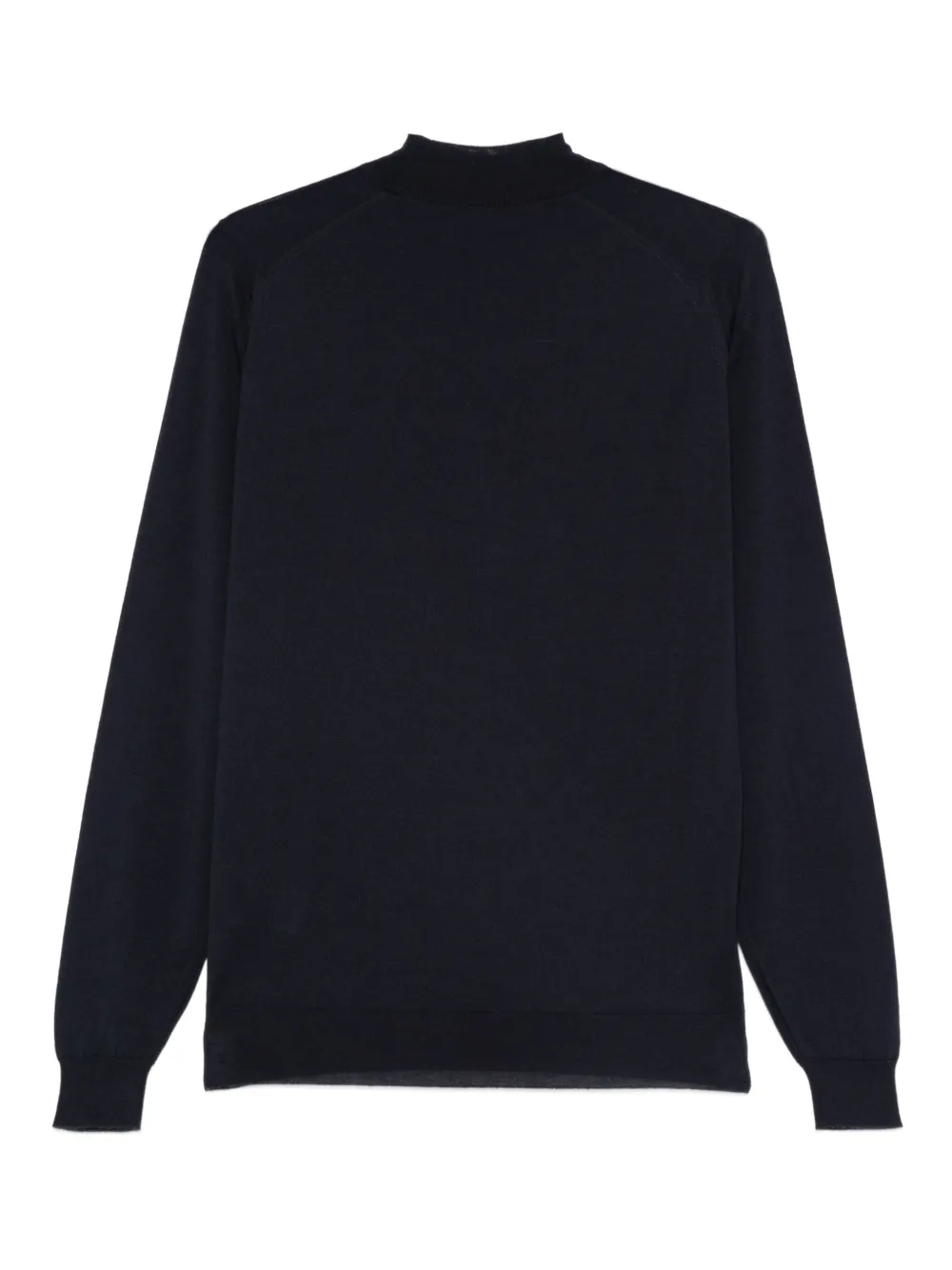 John Smedley high-neck sweater - Blauw