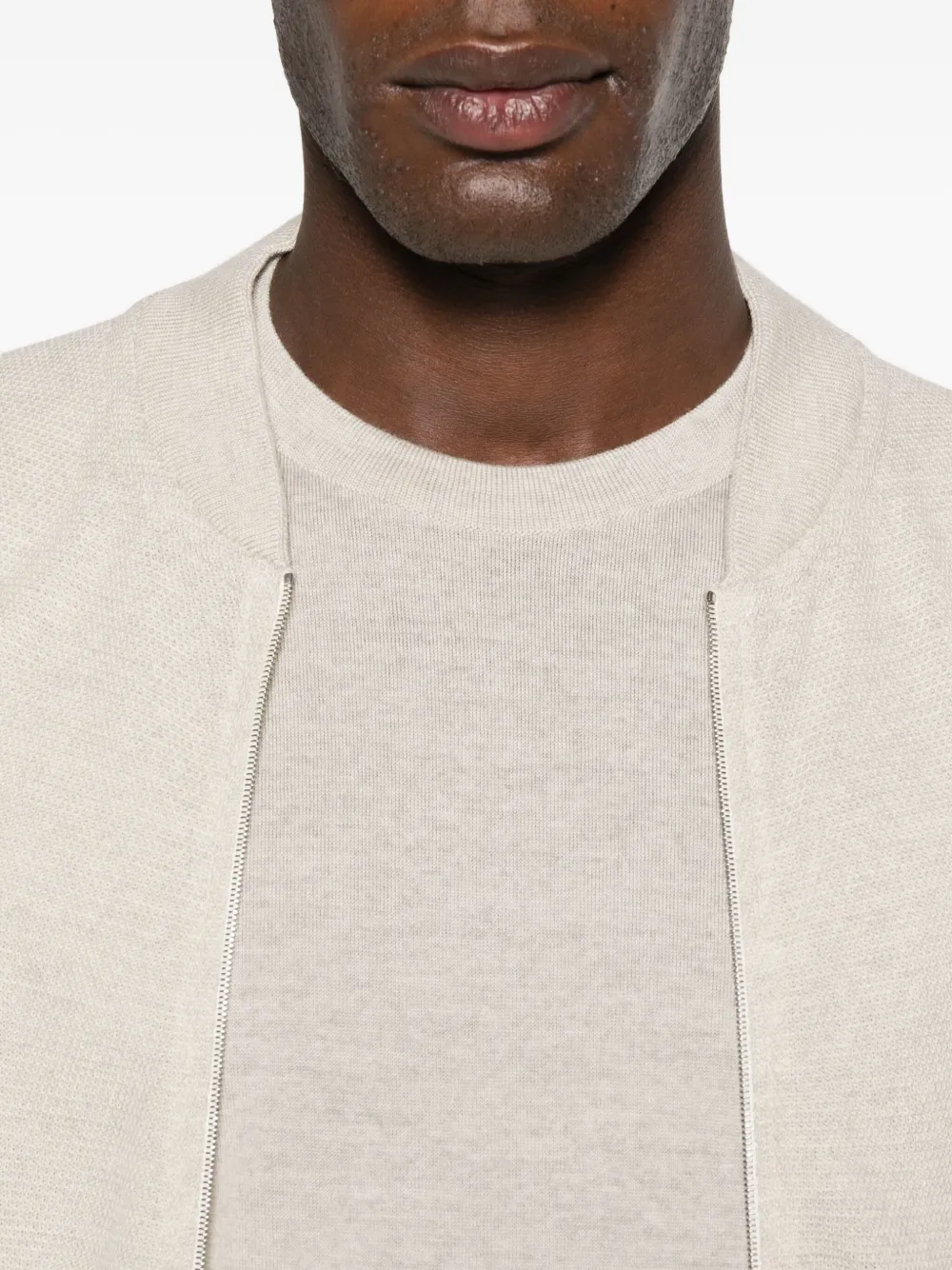John Smedley Short-sleeve T-shirt In Neutral