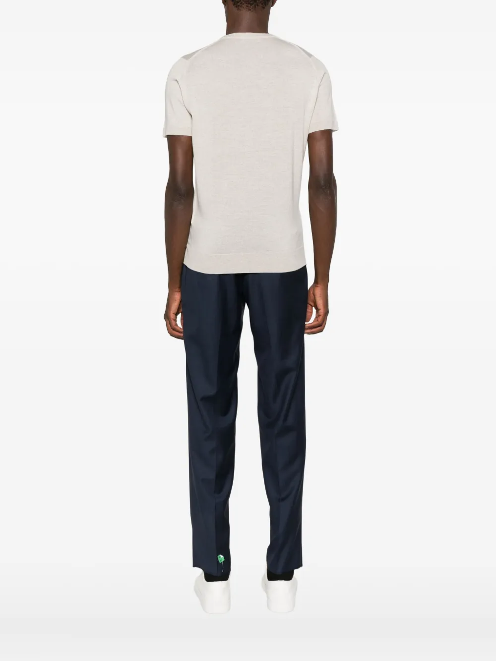 John Smedley Short-sleeve T-shirt In Neutral