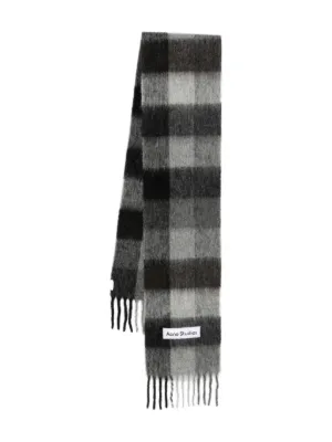 Acne Studios チェック スカーフ - FARFETCH