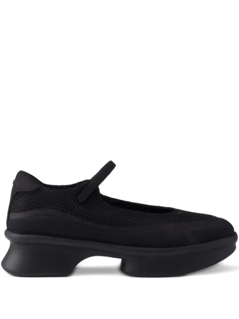 Prada mesh-panels ballerina flats