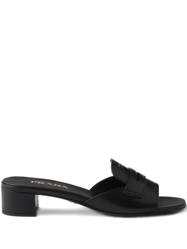 サンダル・ミュール PRADA Prada Sandals Women Leather Black 30908608_59764753_600.jpg