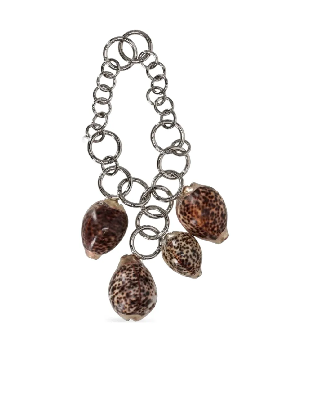 Niccolò Pasqualetti shell-charm chain bracelet - シルバートーン Niccolò Pasqualetti shell-charm chain bracelet - シルバートーン