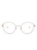 Megane and Me Norah cat-eye glasses - Gold