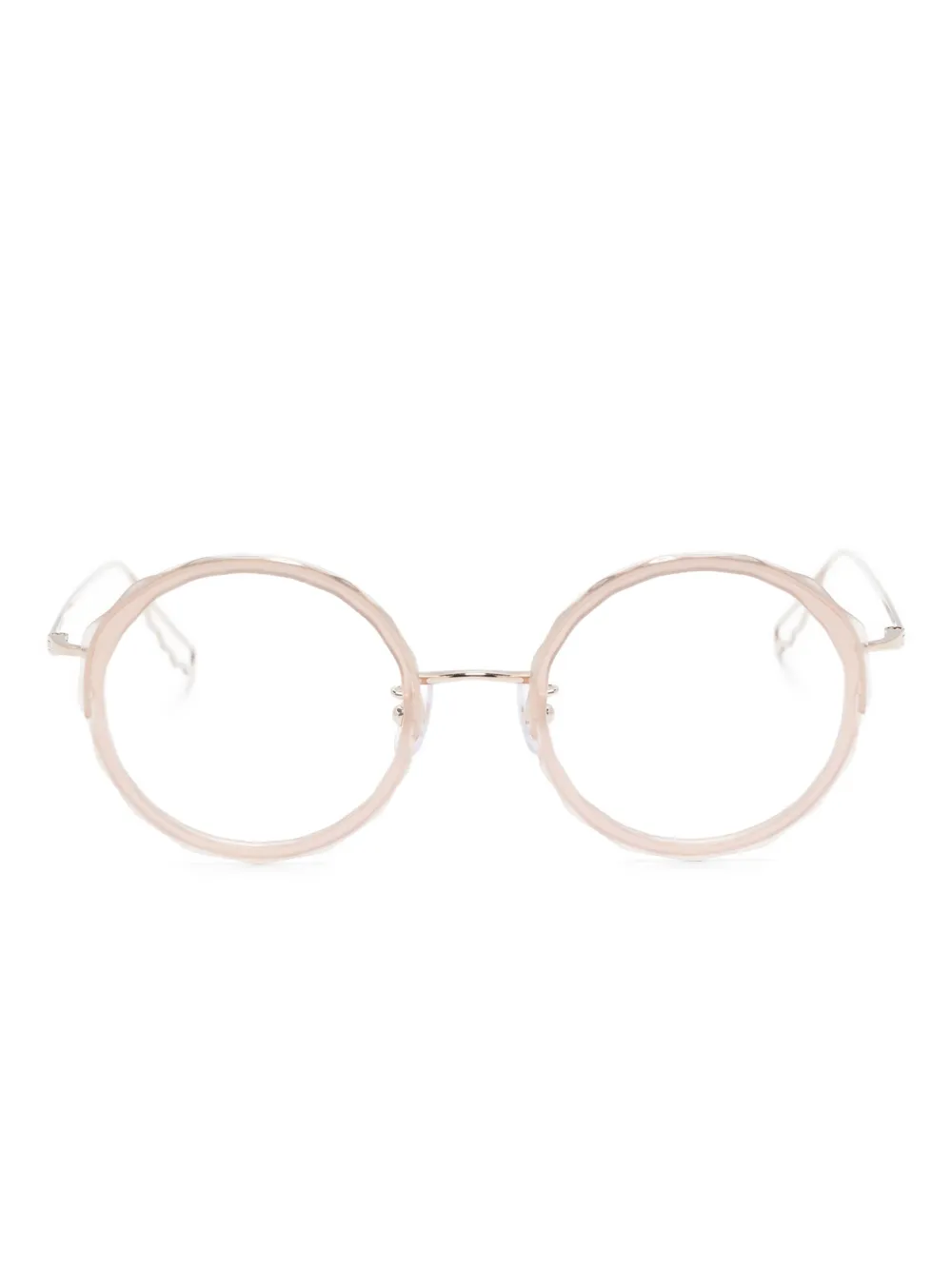 Megane and Me Gina round-frame glasses - Argento