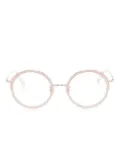 Megane and Me Gina round-frame glasses - Silver
