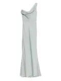 Amsale satin hammered gown - Green