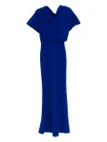 Amsale Crepe gown - Blue