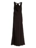 Amsale hammered dress - Brown