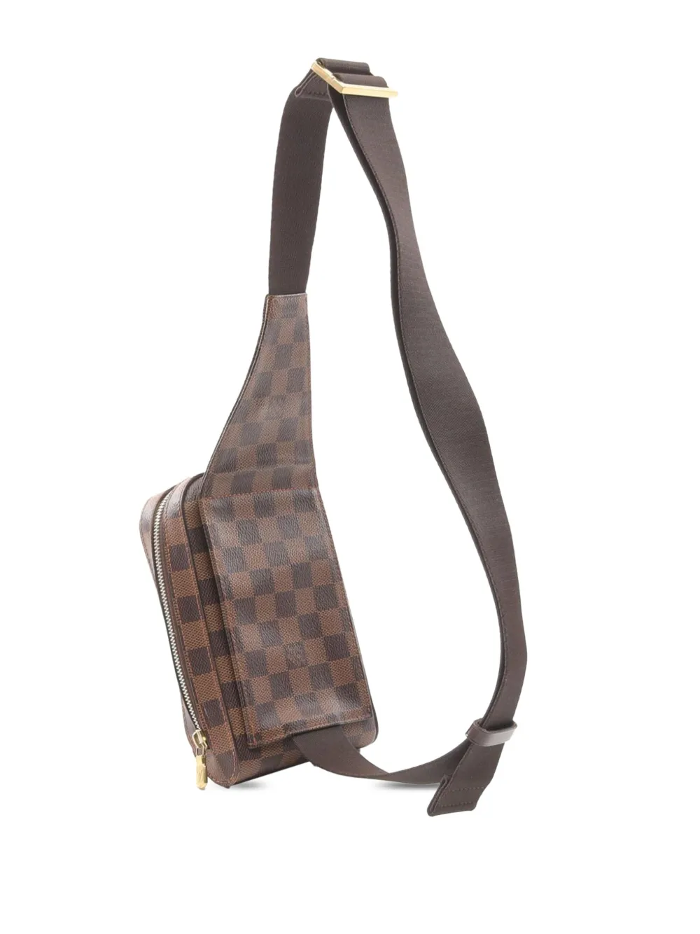 Pre-owned Louis Vuitton 2005 Damier Ebene Geronimos Crossbody Bag