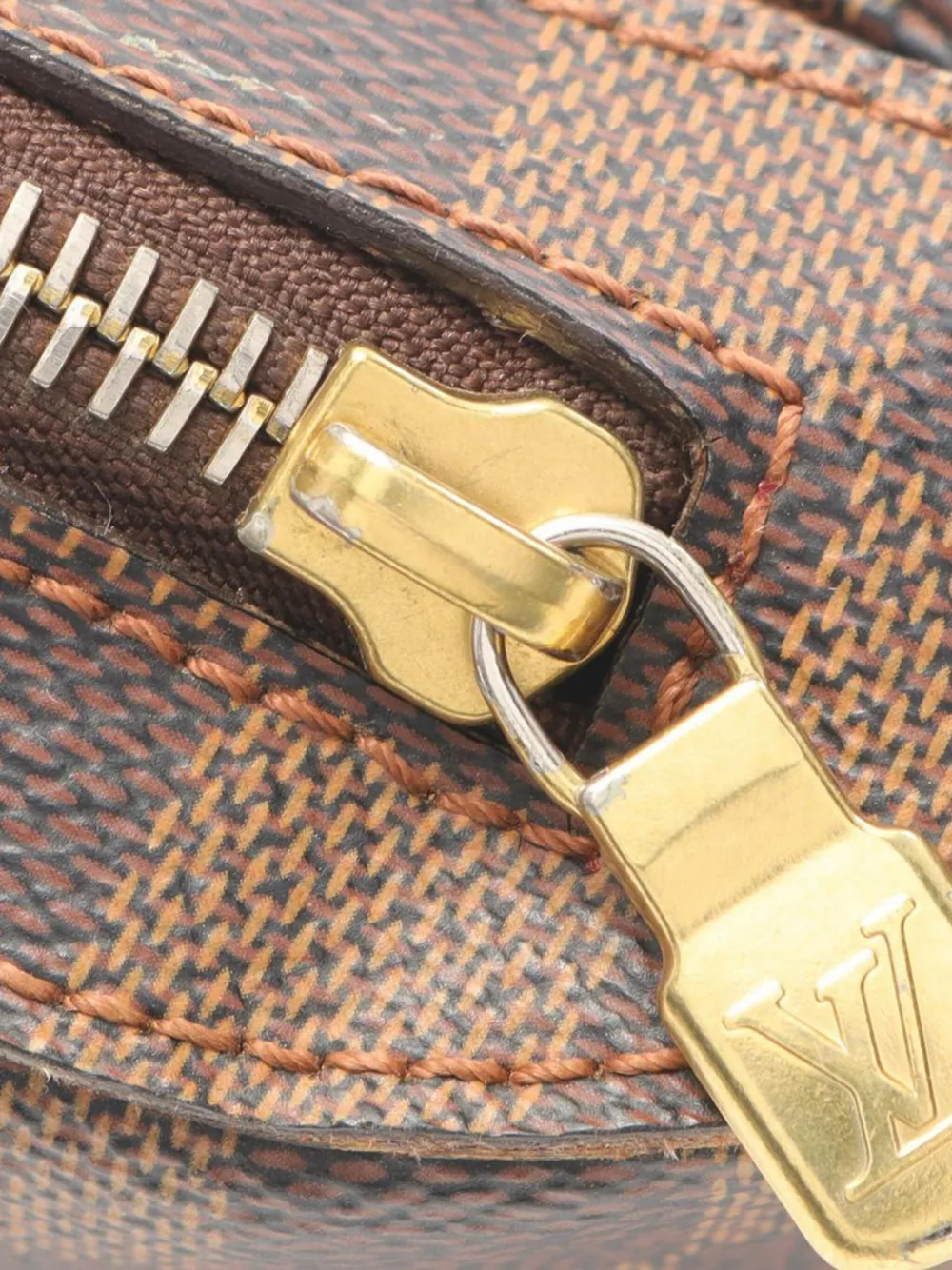 Pre-owned Louis Vuitton 2005 Damier Ebene Geronimos Crossbody Bag